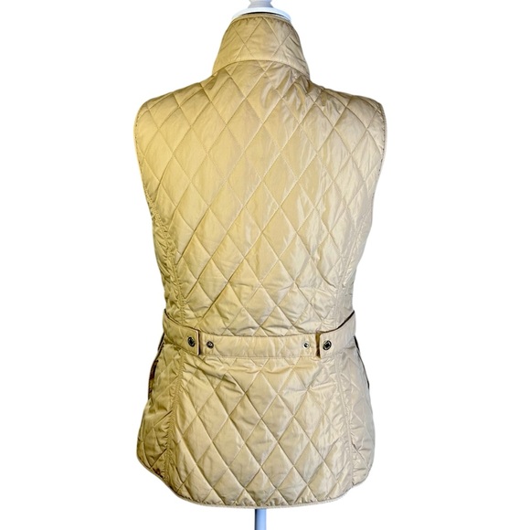 Lilly Pulitzer Quilted Beige Vest Size L - Picture 10 of 16